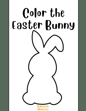 Color The Easter Bunny