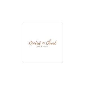 Rooted In Christ Sticker