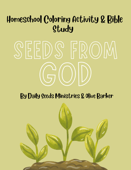 Seeds From God Coloring eBook