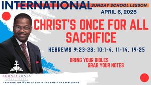 Christ&#x27;s Once for all Sacrifice