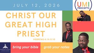 Christ Our Great High Priest