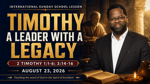 Timothy a leader with a legacy