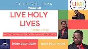 Live Holy Lives