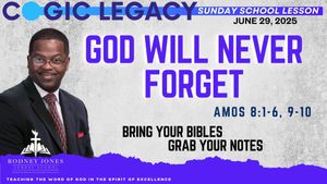 God will never forget