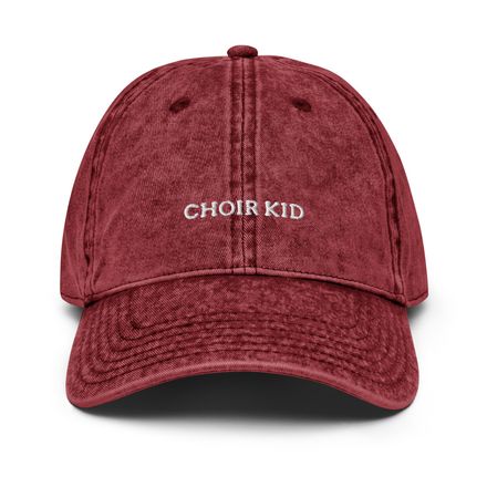 Choir kid vintage cap