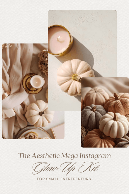 The Aesthetic Mega Instagram Glow-Up Kit - The Ultimate Content Kit for Small Business Owners