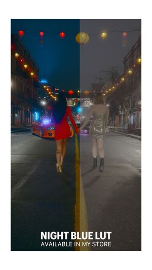Video LUT - Night Blue