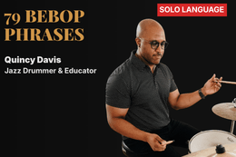 Drum Set Solo Vocabulary Vol. 1 - BOP PHRASES
