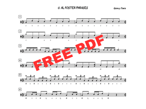 6 Al Foster Phrases – FREE PDF Download