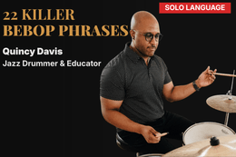 22 Killer Bebop Phrases (from 2022 Jazz Phrases for 2022 YouTube Video)
