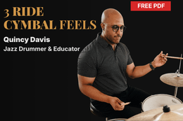3 Main Ride Cymbal Feels on the Drum Set (FREE)