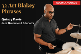 Drum Set Solo Vocabulary Vol. 5 - 32 ART BLAKEY PHRASES