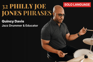 Drum Set Solo Vocabulary Vol. 3 - 32 PHILLY JOE JONES Phrases