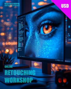 1on1 ONLINE RETOUCHING WORKSHOP (LIVE)