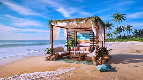 4K Beach Decor - VTS1 BK001