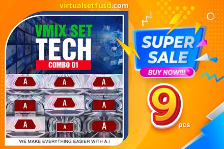 COMBO 01 - vMix Virtual Set Tech