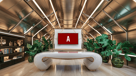 vMix 3D Virtual Set - Boss Office 04