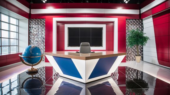 3D Virtual Set - News 07