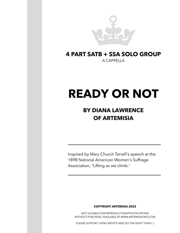 Ready or Not SATB and SSA Solo Group