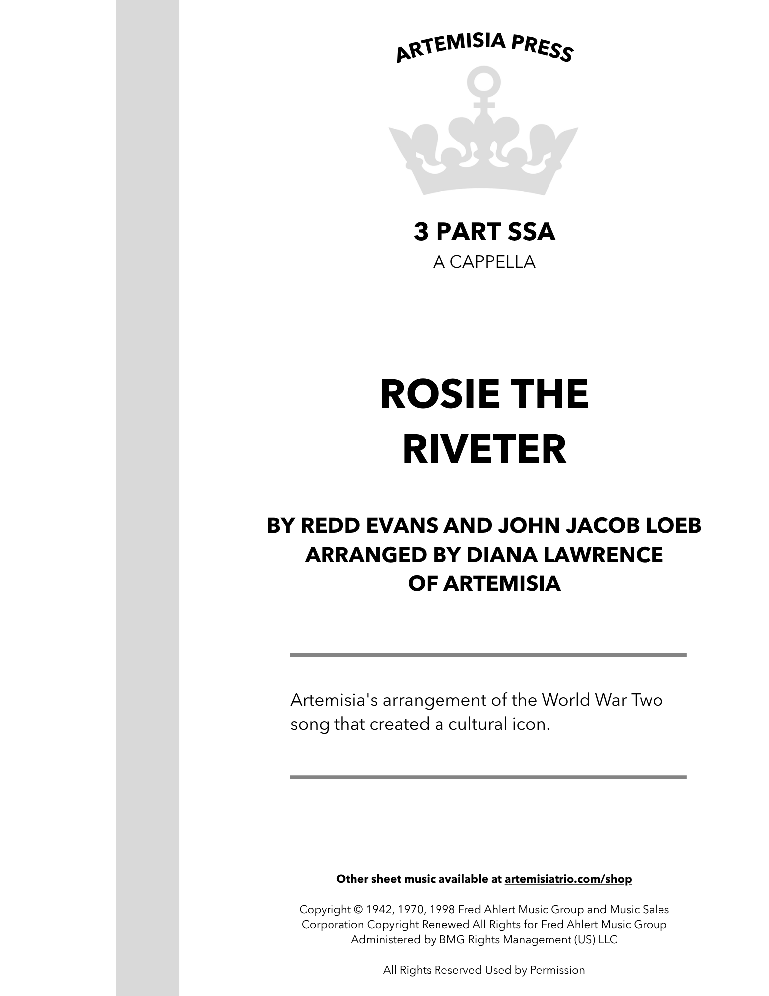 Rosie the Riveter - SSA - Artemisia Press