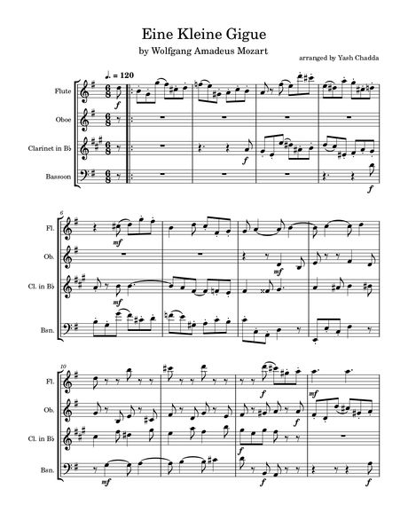 Eine Kleine Gigue 
