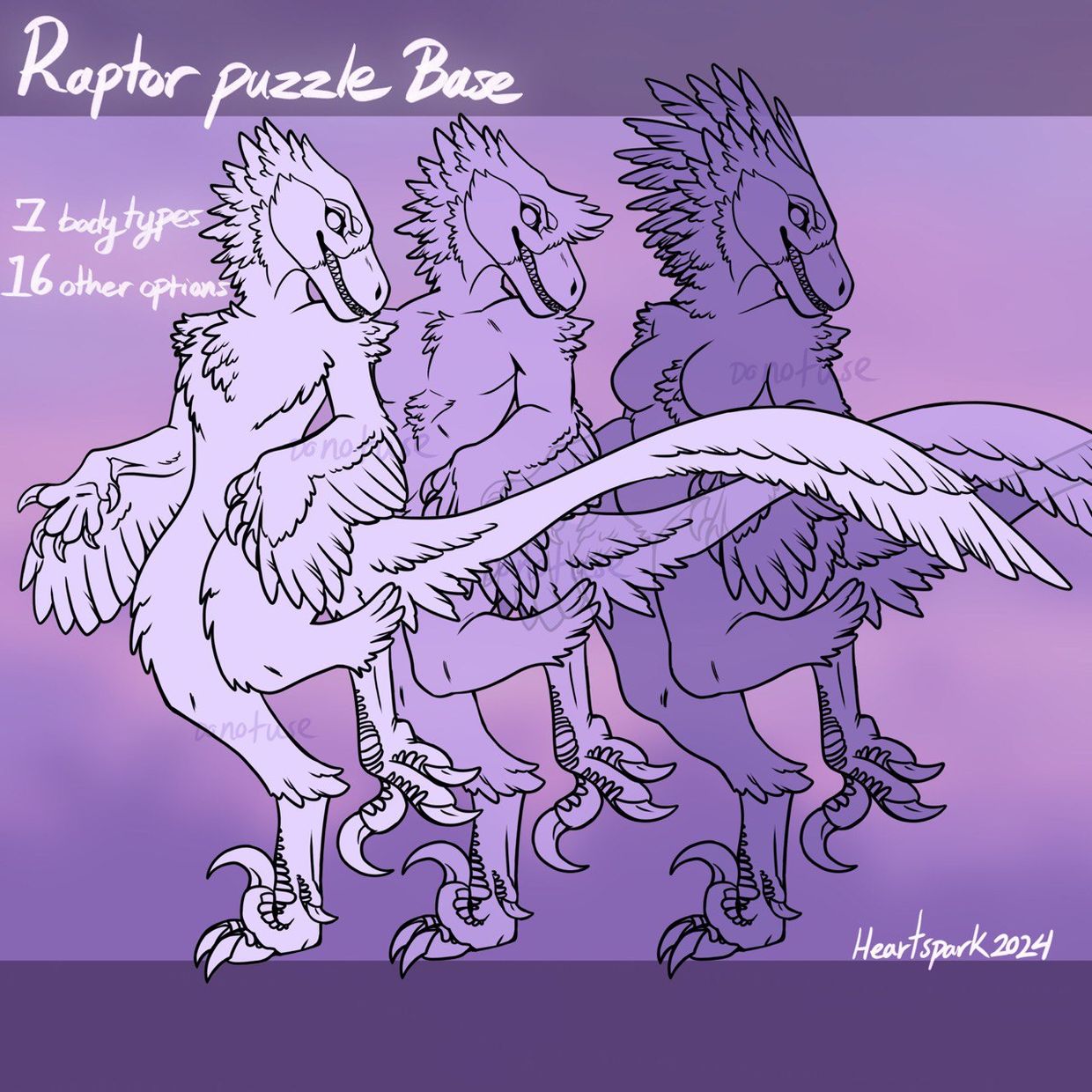 Raptor Puzzle base