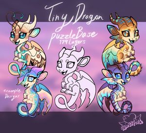 Tiny dragon base