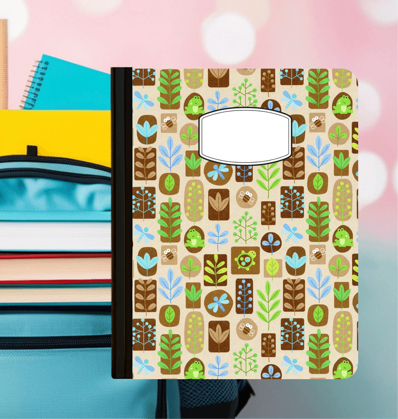 Holographic Nature Composition Notebook