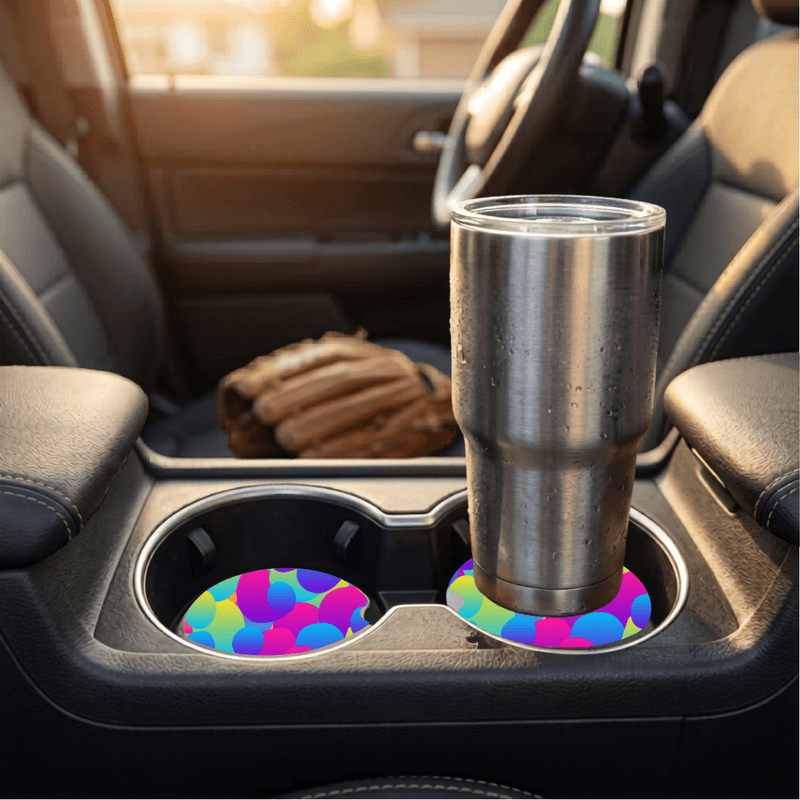 Car Coasters Lava Lamp set of 2