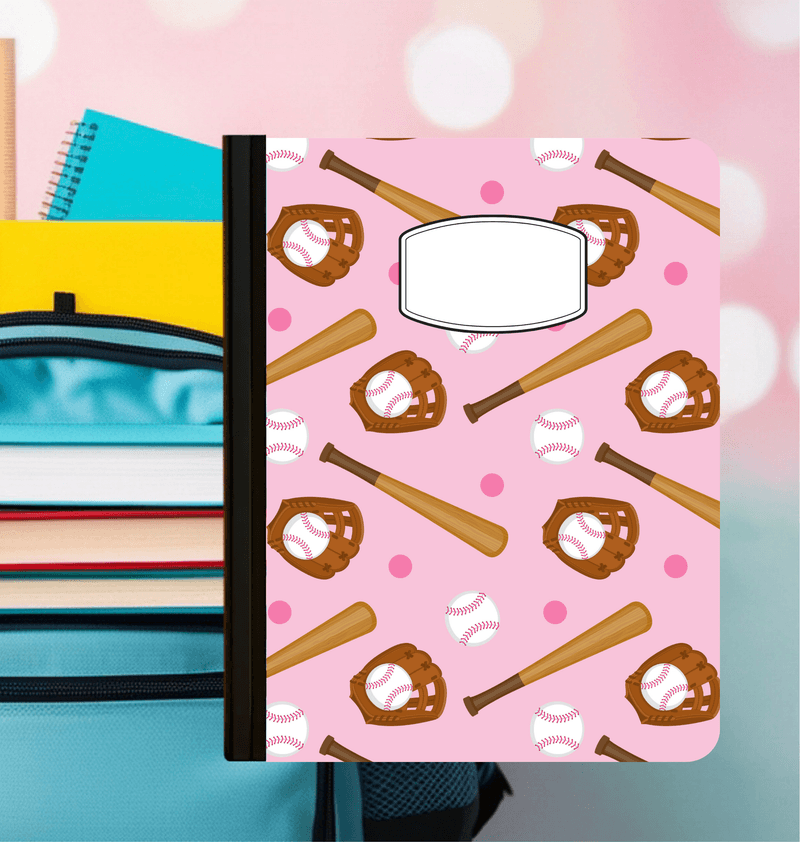 Holographic Softball Composition Notebook