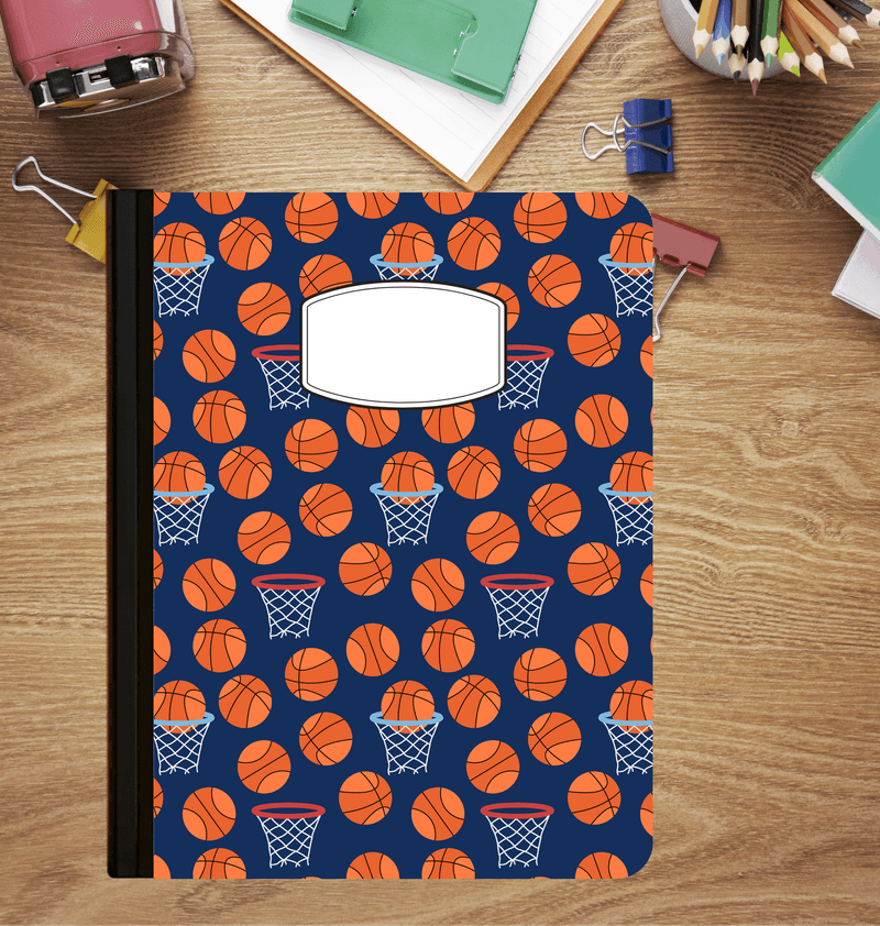 Holographic Hoop It Up Composition Notebook