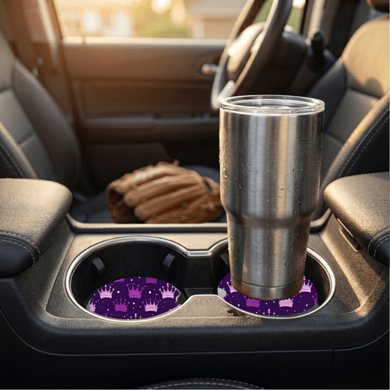 Car Coasters Princess set of 2