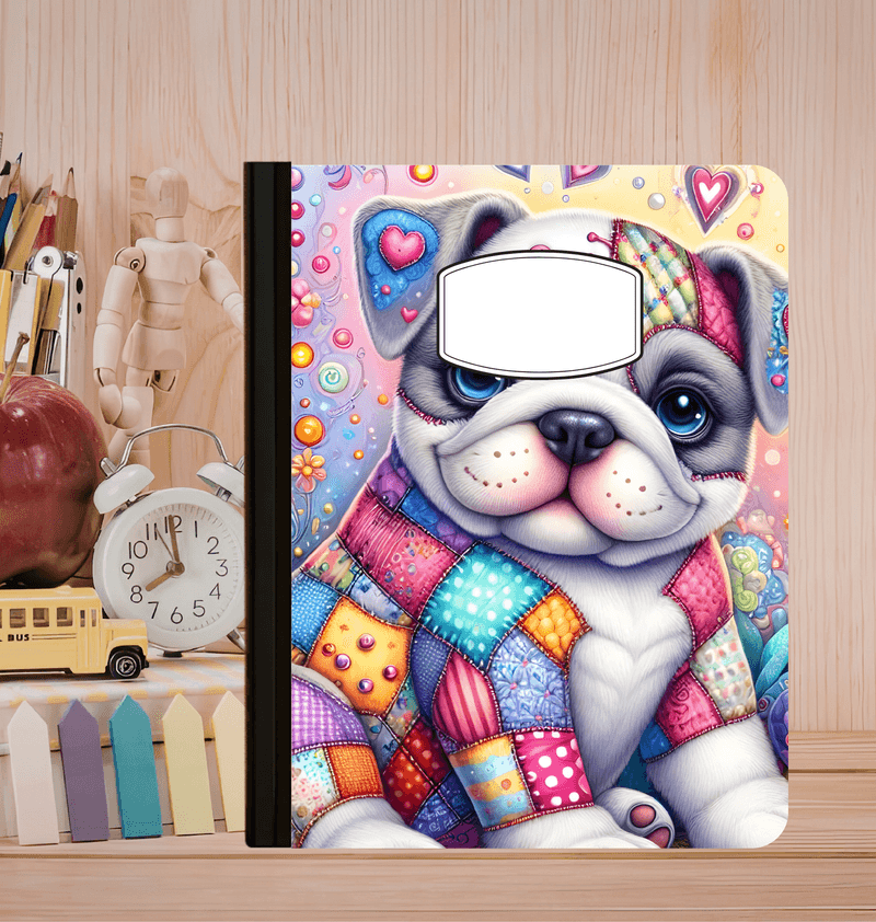 Holographic Patches Composition Notebook