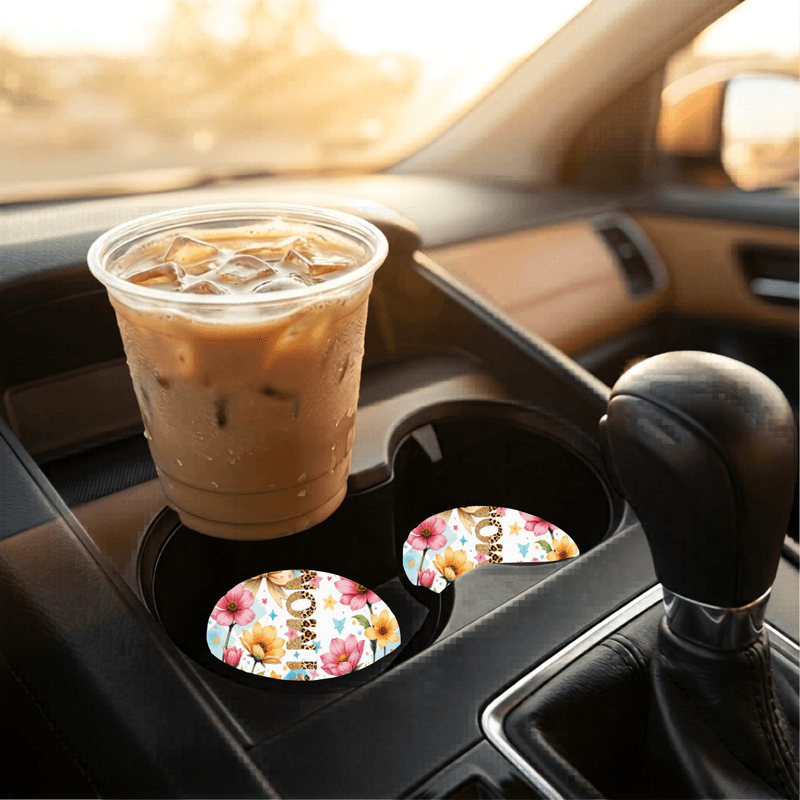 Car Coasters Mom set of 2