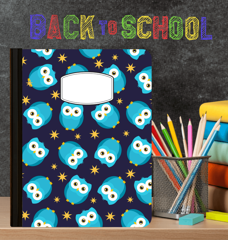 Holographic Whoot Composition Notebook