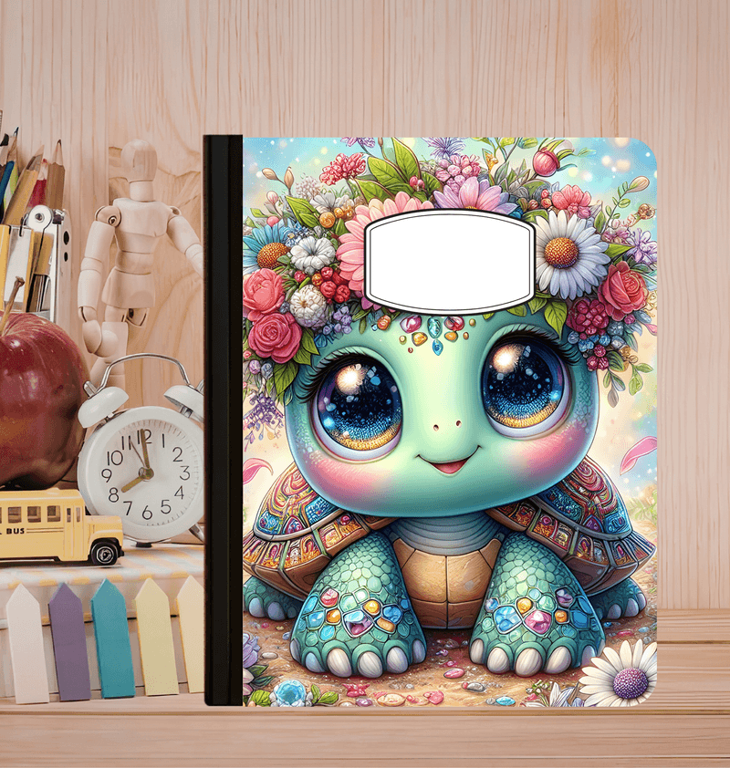 Holographic Turtle Composition Notebook