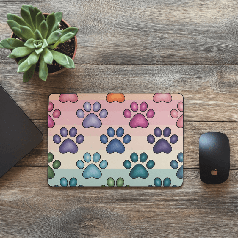 Mouse Pad Paws Up