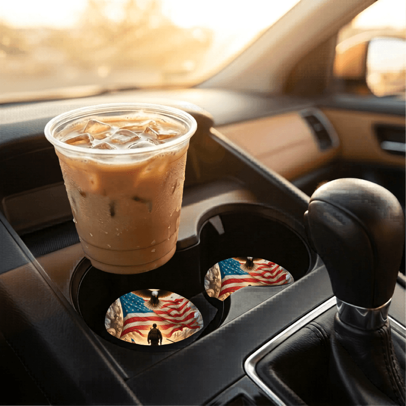 Car Coasters Military set of 2