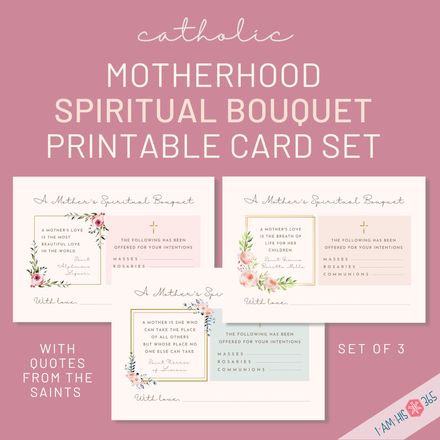 Catholic Kid's Prayer Cards | Catholic Prayers for Chi