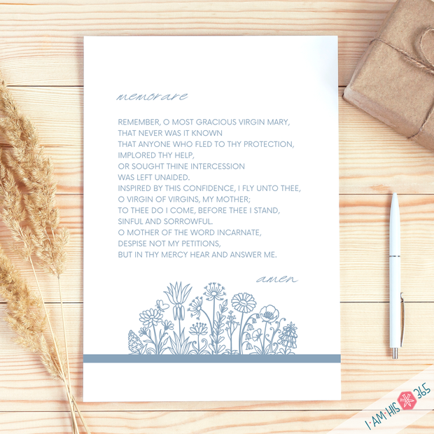 memorare-prayer-print-catholic-prayer-print-printable-catholic-prayer-catholic-wall-art for Free Printable Memorare Prayer Card Memorare Prayer Print - Catholic Prayer Print, Printable Catholic Prayer , Catholic Wall Art for Free Printable Memorare Prayer Card