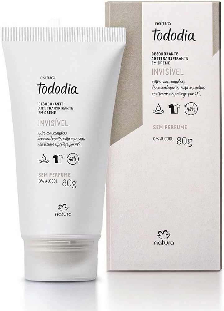  DESODORANTE ANTITRANSPIRANTE EM CREME INVISIVEL  natura todo dia