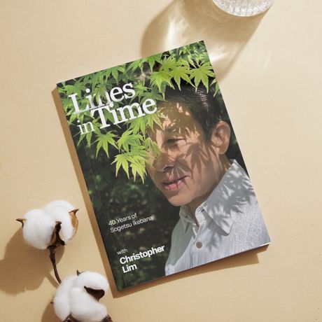 Lines in Time Book : Christopher Lim – 40 Years in Ikebana Limited Edition
