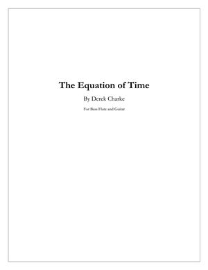 The Equation of Time (Bass Flute and Guitar)