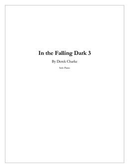 In the Falling Dark 3 (for solo piano)