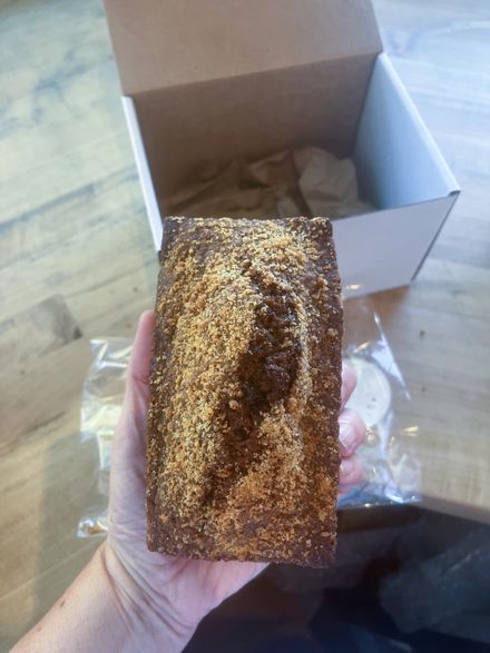 GLUTEN FREE CAKE - Banana Bread with Chopped Dark Chocolate - free shipping