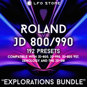 Roland JD 800/990 - &quot;Explorations BUNDLE&quot; Soundset 192 Presets