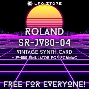 Roland SR-JV80-04 Vintage Synth Card - FREE FOR EVERYONE!