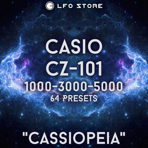 Casio CZ-101-1000-3000-5000 - "Cassiopeia" Soundset 64 Presets