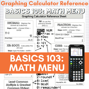 Caqlculator Basics 103