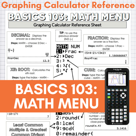 Caqlculator Basics 103